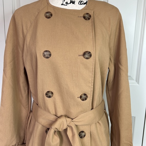 NWOT Outerknown Baker Trench Coat Sandy Size Small - Picture 6 of 12
